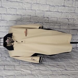 HARLEY DAVIDSON Pelham, Alabama 3 Button‎ Black and Tan Men's Polo Shirt …